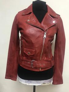 Chaqueta Corta de Piel de Oveja Perfecto para Mujer, Hecha a Medida, Diseño Sólido, Otoño Invierno, Estilo Biker, Ecológica, Talla 3XL, OEM ODM - Product Image 2