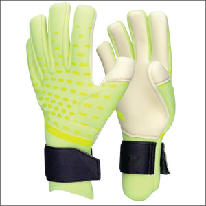 Gants de gardien de but de football unisexes à doigts entiers, bleus, imprimés par sublimation, en PU, paume antidérapante, sangle de poignet réglable, respirants - Product Image 3