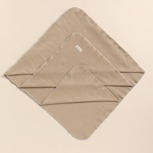 Couverture pour bébé de couleur latte en bambou biologique de qualité supérieure - Product Image 2