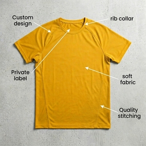 เสื้อยืดทรงบ็อกซี่ ผ้าฝ้ายแท้ สีพื้น แบรนด์แฟชั่นอเมริกัน น้ำหนัก 240 กรัม แขนเสื้อแบบดรอปโชว์เดอร์ สไตล์ไฮสตรีท - Product Image 6