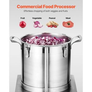 Robot da Cucina da 15,9 Litri con Acciaio Inossidabile per Alimenti e 2 Lame a S Extra per Tritare Verdure - Product Image 2