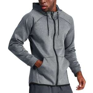 Performance Stretch Muscle Fit Hoodie Lightweight Hooded Tee Quick Dry Gym Activewear <b>Mens</b> Workout & Sport Training Hoodies - Product Image 6