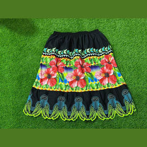 Embroidery Women's Traditional Style Polyester Summer Wear Casual Micronesian Polynesian Skirts High Quality <b>Top</b> Selling - Product Image 4