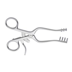 Rétracteurs coniques (3x4 à pointes émoussées/aiguisées) Rétracteur Beckman Weitlaner 16,5 cm en acier, manuel, classe II, usage hospitalier, prix abordable - Product Image 5