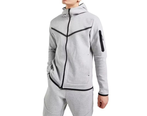 Vente en gros personnalisée – Nouveauté, Meilleure vente, Haute qualité – Blouson zippé doublé polaire anti-boulochage écologique pour homme - Product Image 1