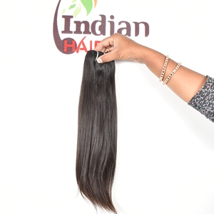 Extensions de cheveux Remy pour femmes, ondulations profondes et lisses, double trame, soyeuses et douces, lots en gros de cheveux naturels ondulés, 100g - Product Image 6