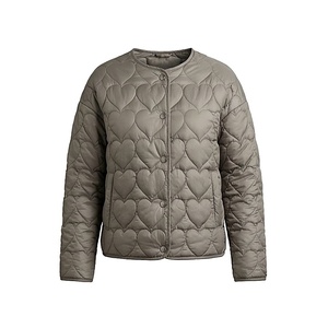 Hooded Quilted Waterproof <b>Bubble</b> Jacket Black Full Sleeve Winter Windproof Cotton Shell Knitted Fabric Polyester Filling Stand - Product Image 1