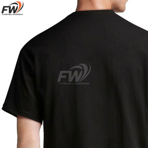 Nouveauté T-shirt décontracté à manches courtes en coton 100% respirant anti-UV écologique pour homme, toutes saisons, avec strass - Product Image 2