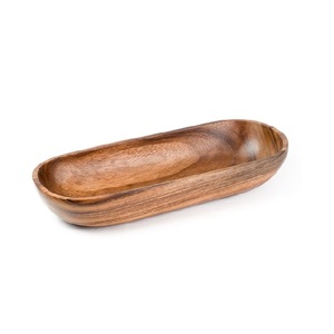 Tazón de Madera Hecho a Mano para Servir Ensaladas Frescas, Frutas, Arroz, Pasta, Pan, Bocadillos y Comidas Familiares - Product Image 4
