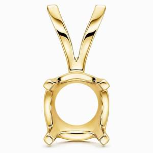 JYOTI GEMS JEWELS - Montura de Plata de Ley 925 con 4 Puntas para Colgante Solitario, para Gemas de 2-7mm, Estilo Religioso, Abalorios Finos DIY - Product Image 5