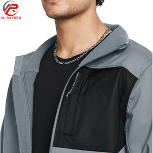 Lightweight Formal Soft Shell Jacket <b>Waterproof</b> Windproof Stand Collar Outdoor Hiking Camping <b>Warm</b> Durable Custom Logo Men Women - Product Image 4