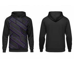 Hoodie personnalisé à sublimation – Mode streetwear – Hoodie personnalisé pour équipe – Veste à capuche pour hommes, femmes et jeunes – Vêtements de sport - Product Image 2