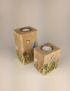 Traditional Indian Style <b>T</b>-<b>Light</b> Holder, Brass <b>Candle</b> Stand for Diwali, Festive, Wedding & Party Decoration - Product Image 5