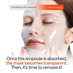 Masque facial en feuille IVOSKIN Collagen Jelly Hydro Bomb, effet repulpant, raffermissant, anti-rides, infusé à la niacinamide, ingrédients naturels, doux - Product Image 3