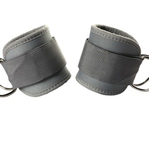 Nouveauté 2026 : Sangles de cheville réglables avec anneau en D et boucle de porte pour tube de résistance – Protection professionnelle pour l'entraînement et le fitness - Product Image 2