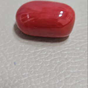 Gema de Coral Rojo, Forma Ovalada, Color Oscuro, Mejor Calidad para Joyería, Anillo de Diseño Superior, Gema Suelta - Product Image 1