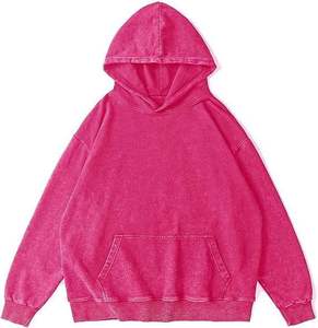 Sweat à capuche robuste en toile pour homme, mélange de coton, poche kangourou, capuche réglable, style décontracté et streetwear pour l'extérieur - Product Image 1