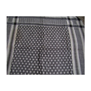 Pañuelo Árabe Cuadrado de Algodón con Diseño de Estrellas Pequeñas Tejidas en Lurex, Estilo Arafat, Suave, Transpirable y a la Moda - Product Image 6
