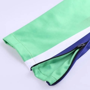 Conjunto Deportivo Color Block con Cremallera Completa, Traje de Dos Piezas para Correr, Logotipo Personalizado para Adultos, Ideal para Otoño 2026 - Product Image 4