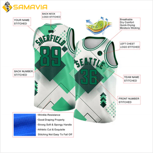 Maillot de basket-ball léger de qualité supérieure à séchage rapide prix de gros impression de logo personnalisé fabriqué au Pakistan - Product Image 2