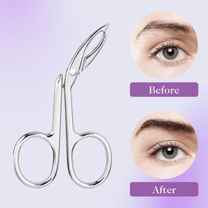 2 pinces à épiler en acier inoxydable avec poignée en forme de ciseaux, pointe fine, réutilisables, durables, faites à la main, de luxe, pour sourcils et poils - Product Image 4