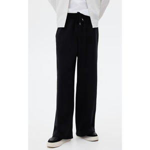 Pantalon large pour homme 100% coton, coupe ample, épais, décontracté, streetwear, sport, personnalisable OEM - Product Image 2