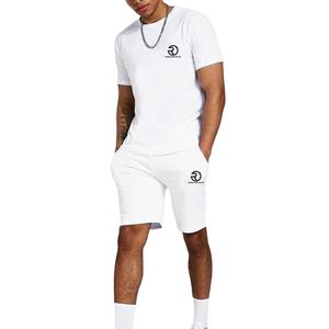 Ensemble T-shirt et short pour homme fabriqué en usine en grande quantité, ensemble T-shirt et short pour homme avec étiquette privée personnalisée - Product Image 3