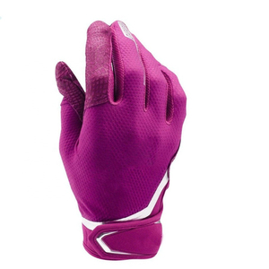 Guantes de Bateo de Béisbol de Cuero Sólido de Primera Calidad para Adultos, Guantes de Entrenamiento Antideslizantes de Dedo Completo con Cierre de Gancho y Bucle - Product Image 6