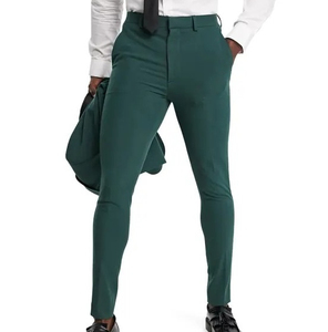 Pantalones de Vestir Casuales para Hombre, 100% Algodón, Transpirables, Resistentes al Viento, Ecológicos, Personalizados, Corte Ajustado, Marca Active Squad Wholesale - Product Image 2