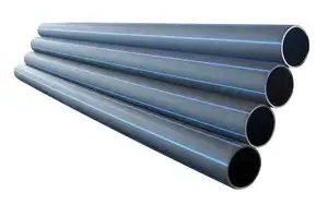 Hdpe Water Pipe Application Agriculture Irrigation Sewerage And Drainage PE Pipe With Fiftings