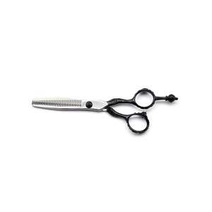 Professional Japanese Stainless Steel Salon <b>Scissors</b> 6pcs Hair Thinning Straight Tool Colorful Handle Beauty Styling Tool - Product Image 1