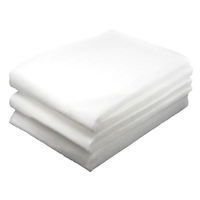 Tissu non tissé blanc 100% polyester pour vêtements, décoration intérieure, canapés et sacs, rembourrage uni, poids moyen, Vietnam, 60gsm-2500gsm