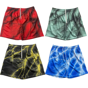 Shorts de basket-ball en maille polyester de haute qualité pour hommes, personnalisables, à prix bas, pour le sport, la gym et le streetwear, avec sublimation. - Product Image 5
