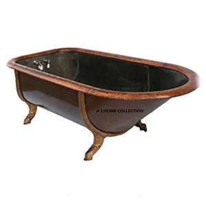 Bañera de Cobre de Calidad Superior, Nueva, Atractiva, con Forma Única, Acabado en Oro Rosa, Diseño Clásico y Moderno para Baño - Product Image 5