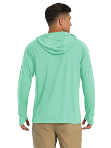 Haut de sport tricoté personnalisé pour homme, protection UV UPF 50, manches longues, idéal pour la pêche et les activités athlétiques - Product Image 4