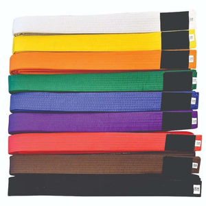 Cinturón de Jiu-jitsu Brasileño de Tela de Algodón Tejida con Perlas de Alta Calidad con Logotipo Personalizado, Calidad Premium - Product Image 1