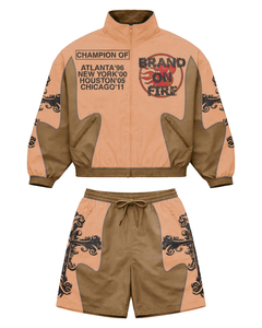 Custom High Quality Solid Lightweight <b>Knitted</b> Windbreaker Nylon Men's Summer Sport Custom Print Breathable Windbreaker <b>Set</b> - Product Image 1
