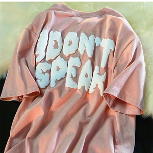 Nouvelle Arrivée 2026 T-shirt Homme Oversize Streetwear 100% Coton Nouvelle Collection Vente Chaude pour Impression Gonflée Design 3D - Product Image 6