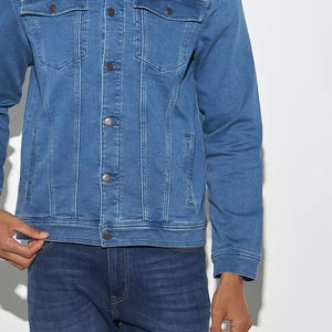 Hot Selling Men's <b>Denim</b> <b>Jacket</b> for Men Trending High Street Winter Designs High Quality Breathable <b>Denim</b> <b>Jackets</b> OEM ODM Wholes - Product Image 4
