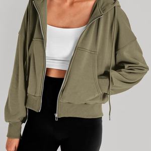 Women Winter Thick <b>Thermal</b> Lightweight <b>Fleece</b> Unlined Cropped Running breathable Eco-friendly Knitted - Product Image 2