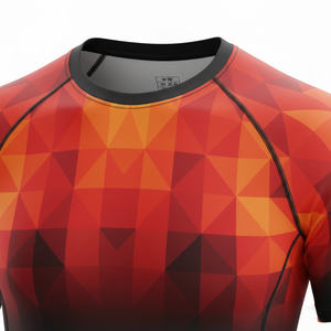 Camiseta de compresión sublimada personalizada para entrenamiento de MMA, BJJ, Jiu Jitsu No-Gi, para hombres, mujeres y niños, duradera, para natación, al por mayor. - Product Image 4