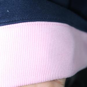 Sudadera de cuello alto azul y rosa con bordado 100% y cuello ancho CLUSH SPORTS - Product Image 6