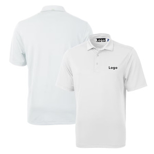 Polo en coton gris à manches courtes pour homme, logo brodé sur le devant, décontracté, tricoté, respirant, coupe classique - Product Image 4