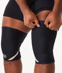 Nueva llegada unisex de alta calidad de neopreno mangas de la rodilla cómodo ligero logotipo personalizado impresión fitness seguridad diseño venta - Product Image 4