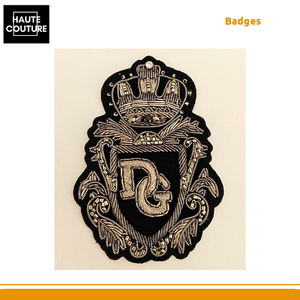 Badges à coudre faits main en métal canon de fusil antique, taille 8 x 6 cm, pour vestes et blazers, directement de l'usine, à bas prix - Product Image 2