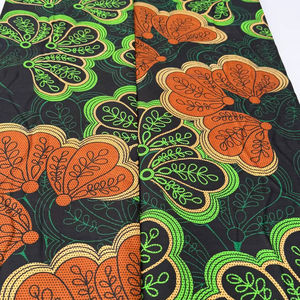 Tela de Algodón Ankara con Estampado Africano de Alta Calidad de Kinshasa, con Patrón Tejido con Memoria para Diseños de Ropa de Moda - Product Image 1