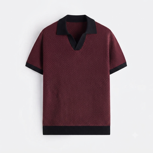 เสื้อไหมพรมถักสไตล์วินเทจสำหรับผู้ชาย ทรงหลวม คอกลม สองสี น้ำหนักมาก 400gsm - Product Image 1
