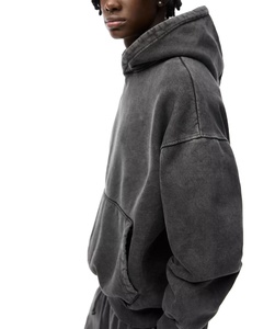 Cotton Heavyweight Acid Washed Hoodies and <b>Sweatpants</b> <b>Sets</b> Vantage Style Tracksuit <b>Sets</b> - Product Image 3