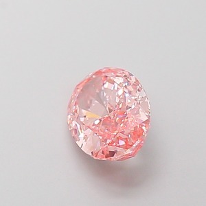 Diamant CVD rose vif fantaisie de 1,59 carat, de forme ovale modifiée, de luxe, cultivé en laboratoire, clarté VS2, polissage excellent, diamant non monté - Product Image 2
