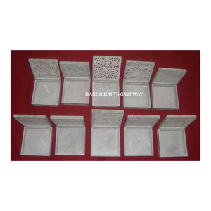 สินค้ายอดนิยมธรรมชาติSoapstoneแกะสลักกล่องมองหาของขวัญแกะสลักกล่องรูปสี่เหลี่ยมผืนผ้าเครื่องประดับงานแต่งงานของขวัญผลิตภัณฑ์สําหรับผู้ซื้อ - Product Image 4